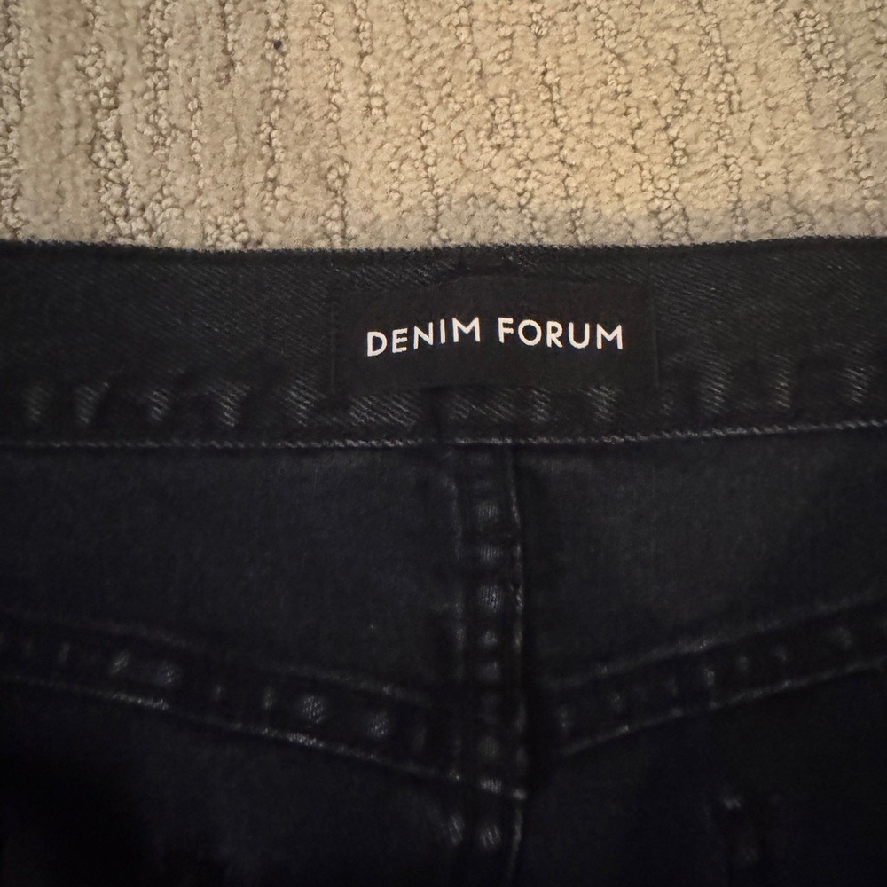 Denim Forum Women's Black Jeans